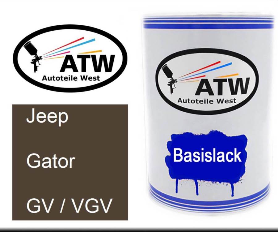 Jeep, Gator, GV / VGV: 500ml Lackdose, von ATW Autoteile West.